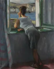 Ramon Pichot Soler, Contemplacion, Oil on canvas