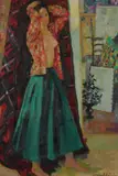 Luigi Corbellini, The Young Model, Oil on canvas