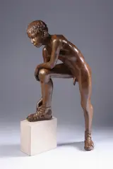 Wim van der Kant, Crepis, Bronze with a golden-brown patina - Height: 18 in