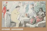 Prince Aleksei Saltykoff, Marquis de Praslin; Paul Niritzoff, Watercolor on paper
