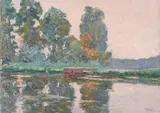 A. Glade, Summer Pond, Oil on panel