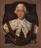 Continental School, Portrait of George Iii in an Ermine Cloak, PORTRAIT OF GEORGE III IN AN ERMINE CLOAK, oil on canvas