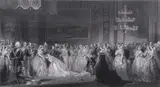 Jerry Barrett, A Reception at St, Engraving