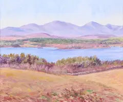 Benjamin T. Newman, Kearsarge Landscape, Oil on canvas