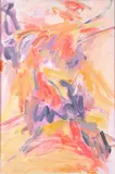 Dina Werfel, Abstract in Pink, Oil on canvas