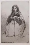 Fumette: from "Twelve Etchings from Nature" by James Abbott McNeill Whistler, Etching, a later printing, sold Jun 2008