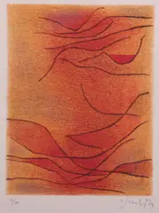 Gustave Singier, Frontispiece for Galerie de France, Lithograph