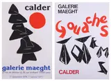 Stabiles by Alexander Calder, AND SURVIVAL, color lithographic poster, sold Jun 2008