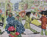 Red Grooms, SLUSHING (from "NO GAS")