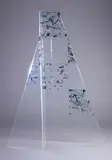 Rockne Krebs, Untitled, TRIPTYCH, acrylic and Plexiglas - Height: 72 1/2 in