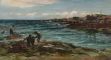 Colin Hunter, Crab Fishers, Oil on canvas