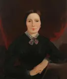 Untitled by American School, PORTRAIT OF MARY MAGERS SPEED, oil on canvas laid on panel, offered Jul 2008