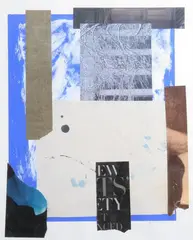 # 36 Ewts by Alex de Boeck, Mixed media collage, offered Jul 2008
