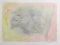 Alex de Boeck, Abstract # 71, Mixed media collage