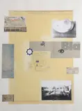 Alex de Boeck, Construction Notes # 59-1993, Mixed media collage