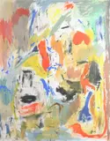 Alex de Boeck, # 39 Abstract, Mixed media collage