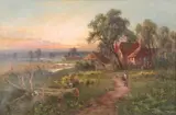 Basil Roe, Reepham, Oil on canvas