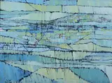 Viner, Blue Landscape, Oil on canvas