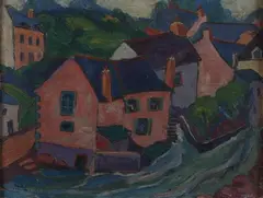 John McGrath, Moulin Rose, Oil on panel