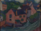 John McGrath, Moulin Rose, Oil on panel
