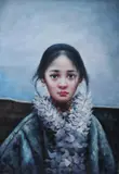 Ai Xuan, Young Girl, Oil on canvas