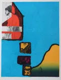 Tokio Miyashita, Lazy Blue Afternoon, Original print, signed