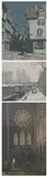 Tarik Franz Simon, NIGHT STREET SCENE; SNOW SCENE OUTSIDE OF A CATHEDRAL; and CATHEDRAL DE CHARTRES: THREE WORKS, each signed, The third is dated 1926 and inscribed 128, in pencil, lower margin