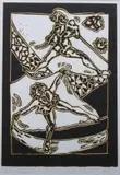 Stella Peric, Linorez, Woodblock on paper