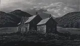 Asa Cheffetz, In the Hill Country, Wood engraving on paper