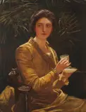John Hanson Walker, Five O'Clock Tea, Oil on canvas