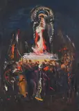 Aldo Pagliacci, Mardi Gras, Oil on canvas