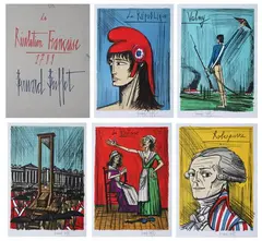 Bernard Buffet, Revolution Française 1789, Each lithograph signed in pencil and number 103/150