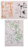 LIBROS 1964 and FEB. 2 1962: TWO WORKS, for Antonio Berdoque by Salvador Dalí, These works are offset lithographs, sold Sep 2008
