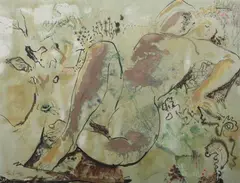 William H. Calfee, Titania, Watercolor on paper