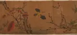 Zhao Wen Shu, Birds Amongst Flowering Branches, Color and ink hand scroll
