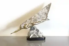 Maurice Guiraud-Rivière, Maurice Guiraud-Rivière (French, 1881, a silvered-bronze figure