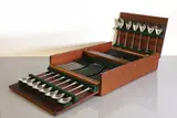 Robert Welch, Robert Welch (1929-2000), c.1960s, an Old Hall stainless steel 'Alveston' pattern canteen of cutlery for eight place settings