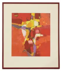 Donald Hamilton Fraser, Untitled, 1962, oil on paper 44 x 38cm