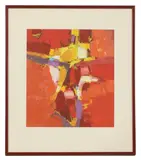Donald Hamilton Fraser, Untitled, 1962, oil on paper 44 x 38cm
