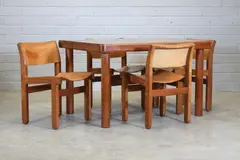 John Makepeace, John Makepeace (b.1939), 1982, four rawhide leather chairs