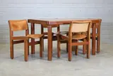 John Makepeace, John Makepeace (b.1939), 1982, four rawhide leather chairs