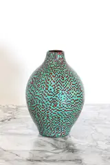 Paolo Venini, Paolo Venini (Italian, 1895, a 'Murrine a Damo' glass vase