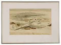 Paul Nash, Untitled, Paul Nash (1889-1946) 'The Raider of the Moors' lithograph printed in colours