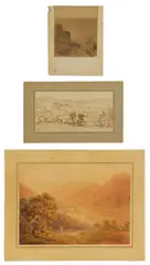 Untitled by James Ward, watercolour 21 x 30.5cm, sold Oct 2023