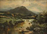 Henry John Livens, Untitled, oil on canvas 76 x 101cm