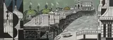 Untitled by Edward Bawden, Edward Bawden RA (1903-1989) 'Brighton Pier' linocut in colours, sold Oct 2023