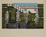 Edward Bawden, Untitled, 1962 lithograph in colours sheet 50.5 x 63.5cm