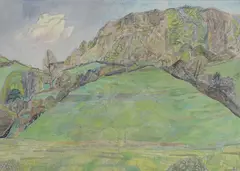 Untitled by Edward Bawden, watercolour 54 x 74cm Provenance: The family of the artist., sold Oct 2023