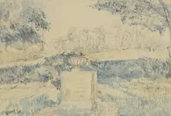 Walter Sickert, Untitled, watercolour and pastel over pencil 26.5 x 37.5cm Provenance: Hove Museum