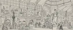 Untitled by Edward Bawden, 1962 lithograph, sold Oct 2023